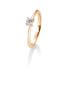 Preview: Brillant/Labor-Diamant 0,3ct 4er Krappenfassung 41056370