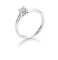 Preview: Brillant/Labor-Diamant 0,25ct 4er-Krappenfassung Herz 41057210