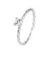 Preview: Brillant/Labor-Diamant 0,2ct 4er-Krappenfassung Kordel 41060730