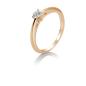 Preview: Brillant/Labor-Diamant 0,2ct 3er-Krappenfassung 41858680