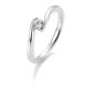 Preview: Brillant/Labor-Diamant 0,2ct Schwungfassung 41859420