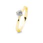 Preview: Brillant/Labor-Diamant 0,5ct 4er-Krappenfassung Halbkaräter 41870280