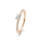 Preview: BREUNING Brillant - Ring 4er-Krappenfassung Pavé 0,35ct 41859520