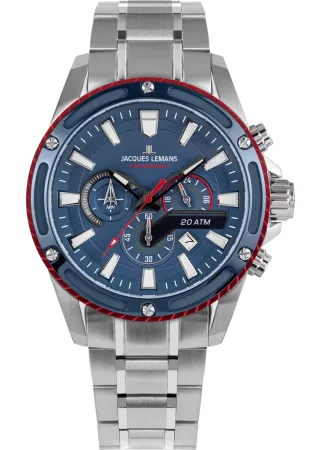 JACQUES LEMANS Herren - Armbanduhr  1-2141F