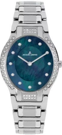 JACQUES LEMANS Damen - Armbanduhr 1-2156A