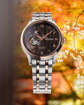SEIKO Herren - Armbanduhr Automatik PRESAGE "Japanese Garden" SSA466J1