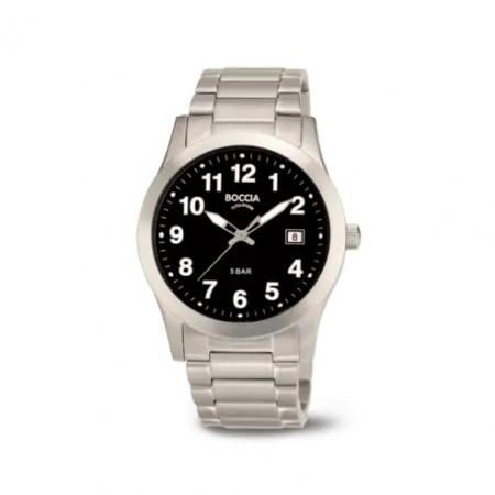 BOCCIA Herren - Armbanduhr Classic 3619-03