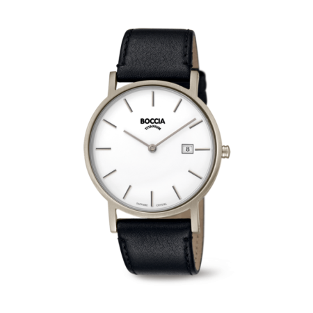 BOCCIA Herren - Armbanduhr SLIM 3637-02