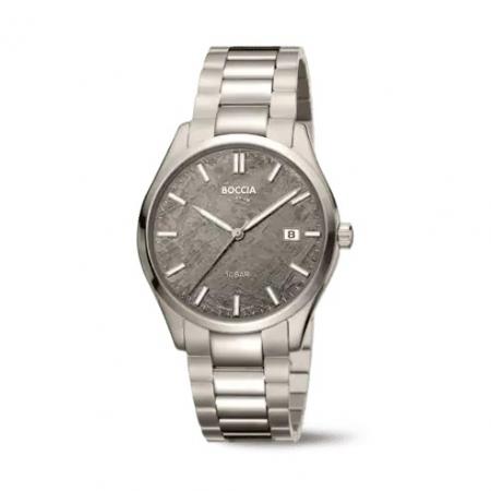 BOCCIA Herren - Armbanduhr Classic 3672-01