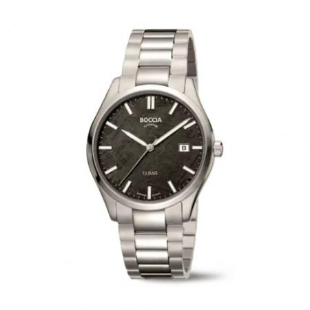 BOCCIA Herren - Armbanduhr Classic 3672-02