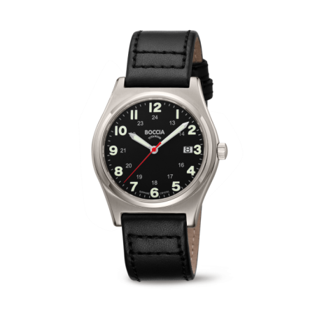 BOCCIA Herren - Armbanduhr Classic 3674-01