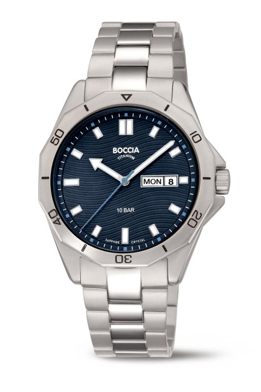 BOCCIA Herren - Armbanduhr Sport 3680-03