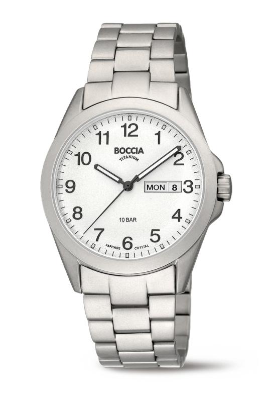 BOCCIA Herren - Armbanduhr Sport 3683-01