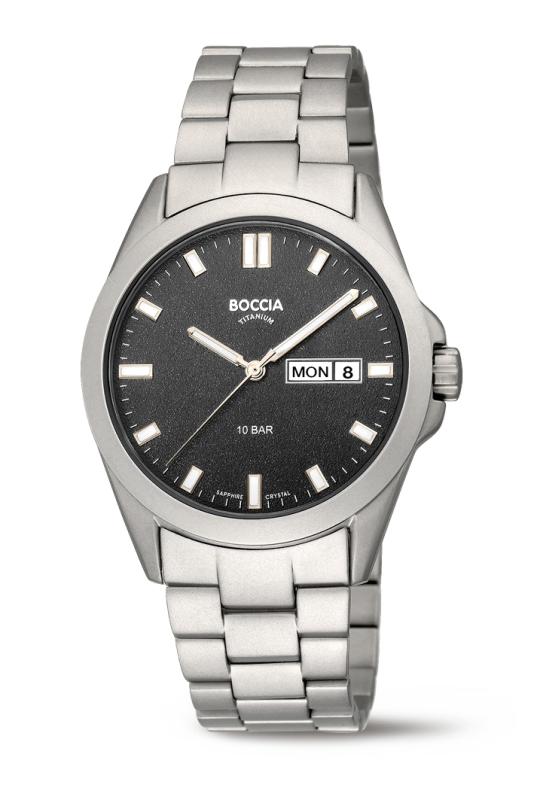 BOCCIA Herren - Armbanduhr Sport 3683-02