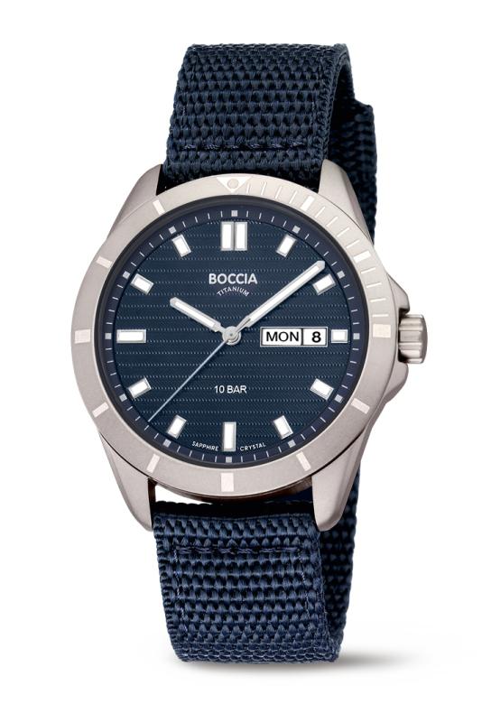 BOCCIA Herren - Armbanduhr Sport 3685-01