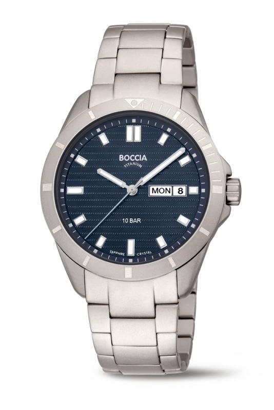 BOCCIA Herren - Armbanduhr Sport 3685-02