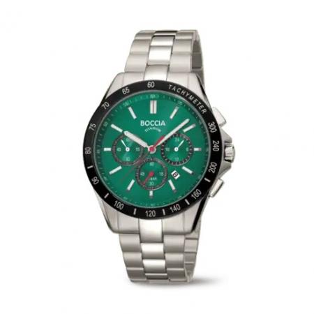 BOCCIA Herren - Armbanduhr Sport 3733-02