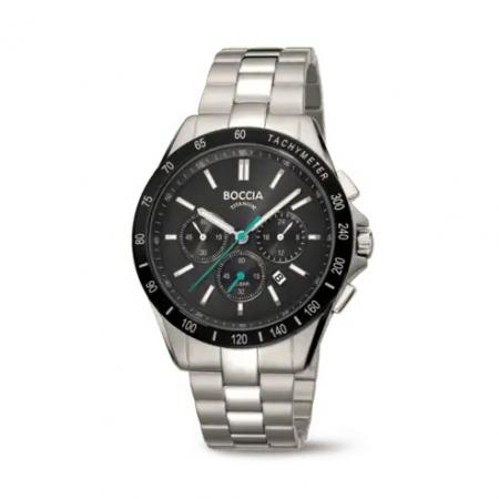 BOCCIA Herren - Armbanduhr Sport 3733-03