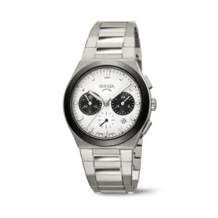 BOCCIA Herren - Armbanduhr Ceramic 3736-01
