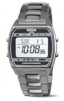 BOCCIA Herren - Armbanduhr 3738-07