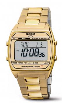 BOCCIA Herren - Armbanduhr 3738-08