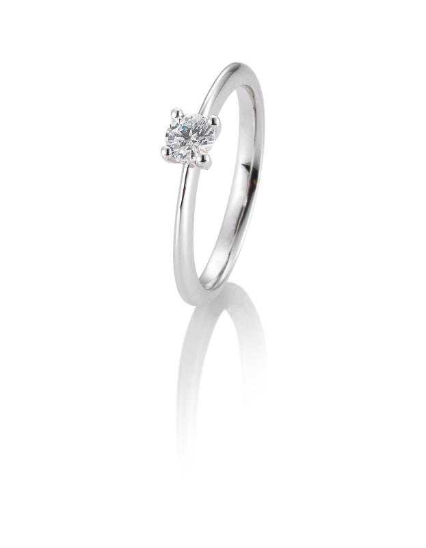 Brillant/Labor-Diamant 0,3ct 4er Krappenfassung 41056370