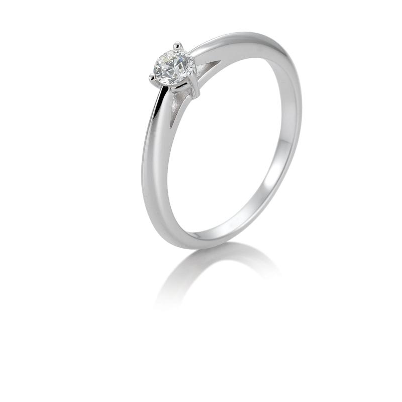 Brillant/Labor-Diamant 0,2ct 3er-Krappenfassung 41858680