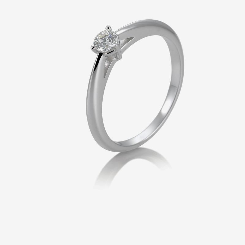Brillant/Labor-Diamant 0,2ct 3er-Krappenfassung 41858680 Platin