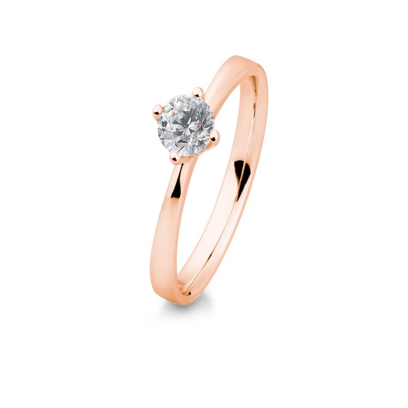 Brillant/Labor-Diamant 0,5ct 4er-Krappenfassung Halbkaräter 41870280
