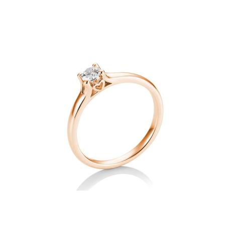 BREUNING Brillant - Verlobungsring 4er-Krappenfassung Herz 0,25ct 41057210