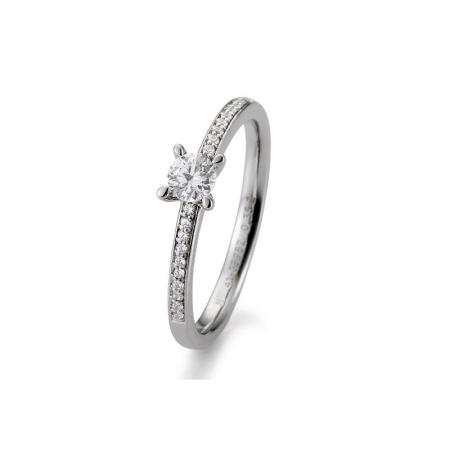 BREUNING Brillant - Ring 4er-Krappenfassung Pavé 0,35ct 41859520