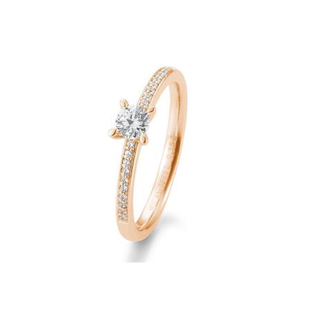 BREUNING Brillant - Ring 4er-Krappenfassung Pavé 0,35ct 41859520