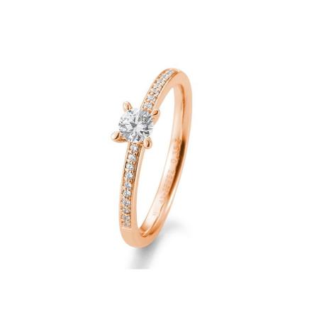 BREUNING Brillant - Ring 4er-Krappenfassung Pavé 0,35ct 41859520