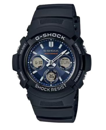 G-SHOCK Herren - Armbanduhr Funk/Solar AWG-M100SB-2AER