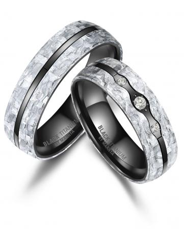 Black Titanium BLACK & WHITE CARBON BT-11