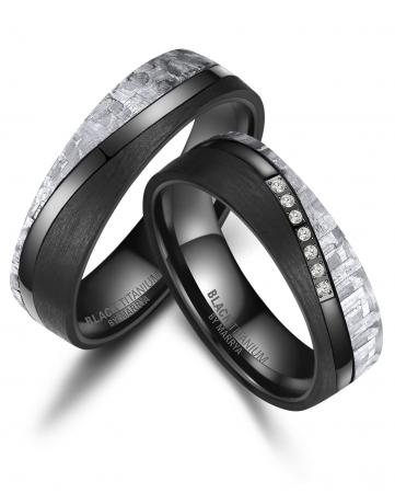 Black Titanium BLACK & WHITE CARBON BT-12