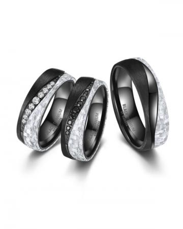 Black Titanium BLACK & WHITE CARBON BT-13