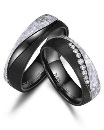 Black Titanium BLACK & WHITE CARBON BT-13