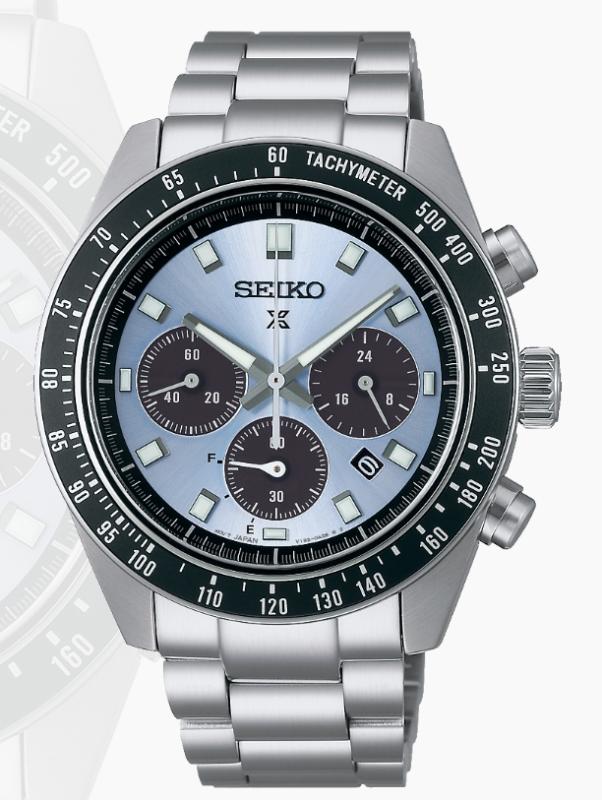 SEIKO Herren - Armbanduhr Solar PROSPEX SPEEDTIMER SSC935P1