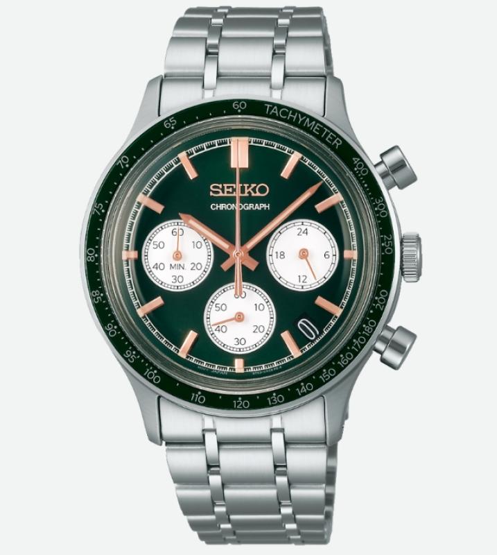 SEIKO Herren - Armbanduhr Chronograph SSB481P1