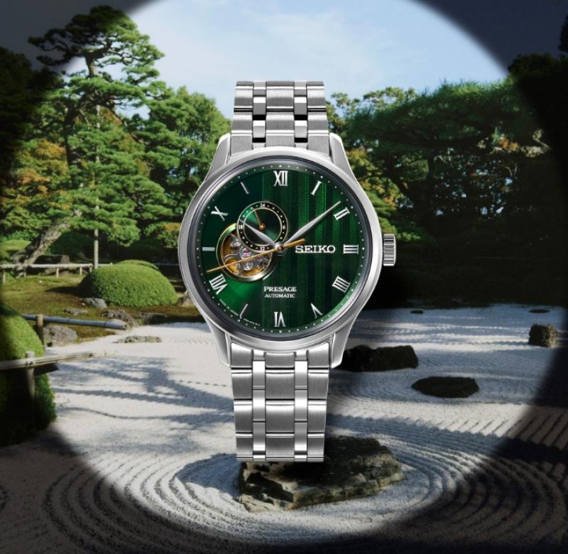 SEIKO Herren - Armbanduhr Automatik PRESAGE JAPANESE GARDEN SSA463J1