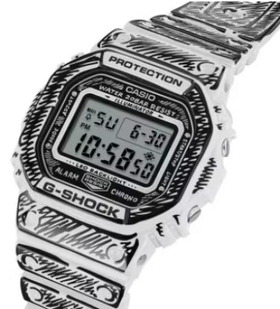 G-SHOCK Herren - Armbanduhr Casio x Joshua Vides DW-5600JV-7ER