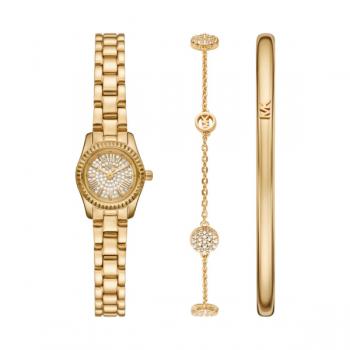 MICHAEL KORS Damen - Armbanduhr und Armband MK4944SET