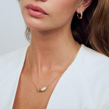 SIF JAKOBS Damen - Halskette GOCCIA DUE SJ-N2589-CZ-YG