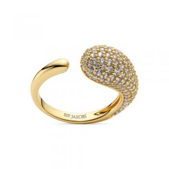SIF JAKOBS Damen - Ring GOCCIA PICCOLO SJ-R2753-CZ-YG #60