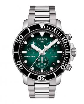 TISSOT Herren - Armbanduhr SEASTAR 1000 QUARZ Chronograph T1204171109101