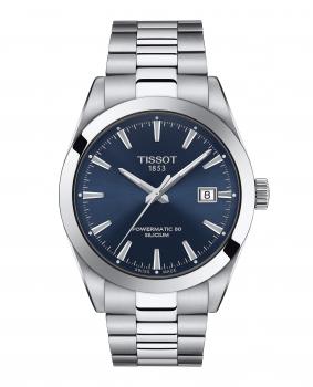 TISSOT Herren - Armbanduhr GENTLEMAN POWERMATIC 80 SILICIUM Automatik T1274071104100