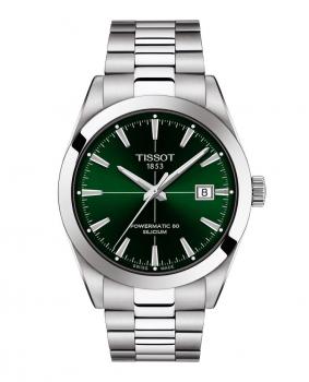 TISSOT Herren - Armbanduhr GENTLEMAN POWERMATIC 80 SILICIUM Automatik T1274071109101