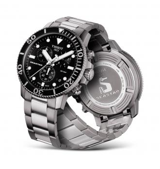 TISSOT Herren - Armbanduhr SEASTAR 1000 QUARZ Chronograph T1204171105100,back