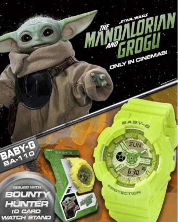 BABY-G Damen - Armbanduhr BA-110YK-3AER-MAN StarWars x Casio
